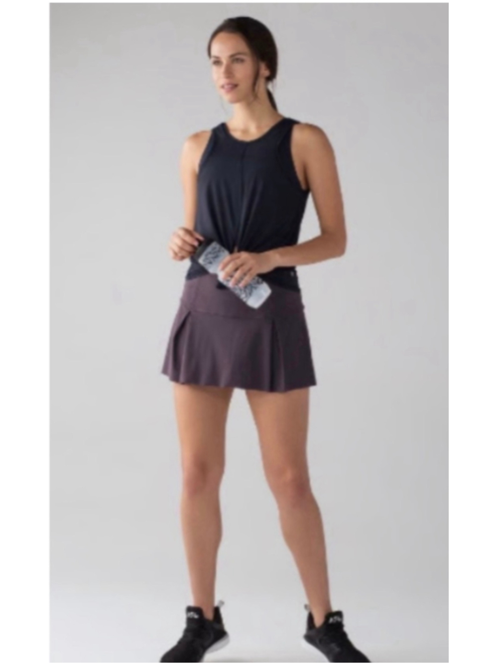 Lululemon Lost In Pace Skirt Skort Tennis Pickleball in Black
Currant Size